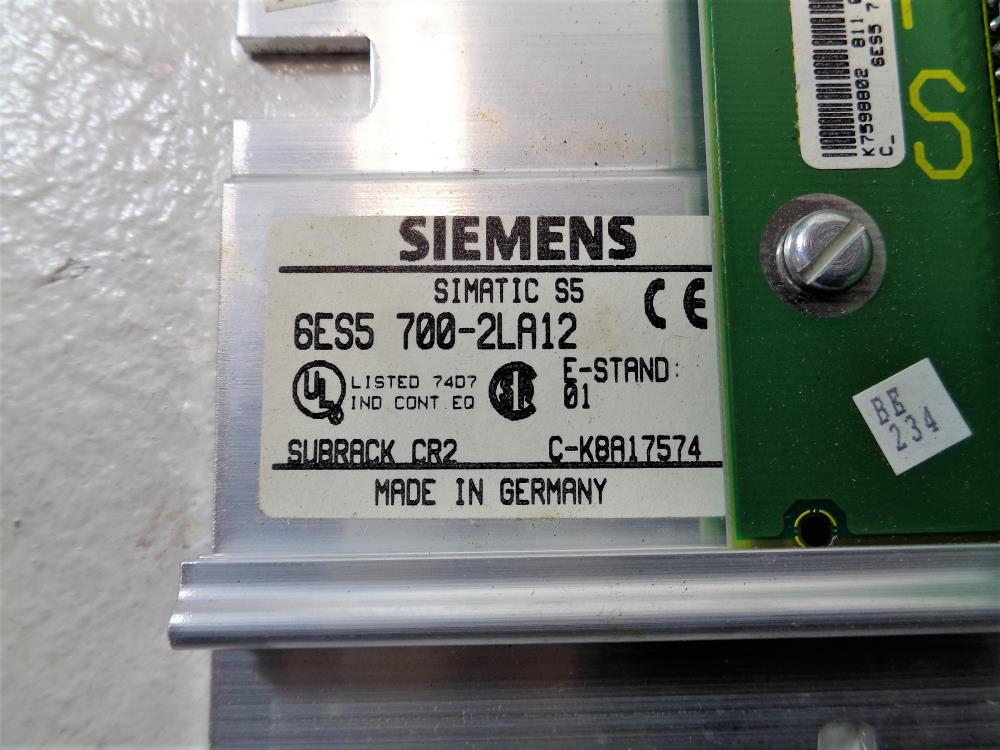 Siemens Simatic S5 Subrack CR2 #6ES5 700-2LA12